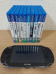 SONY ソニー PSVITA本体 CUI-1000/戦国無双/初音ミク/プロ野球スピリッツ/ニューダンガンロンパ/ONE PIECE/勇者死す/学園K/うたプリ