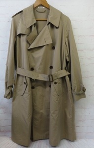 AURALEE オーラリー FINX POLYESTER BIG TRENCH COAT トレンチコート A8SC01FP ベージュ 3 991759437■