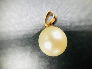 パール K18トップ アクセサリー ゴールド 真珠 本真珠 