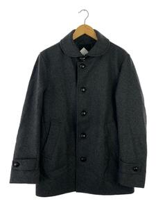 UNITED ARROWS green label relaxing◆コート/L/ウール/GRY/無地/3225-139-1929/ショールカラーコート