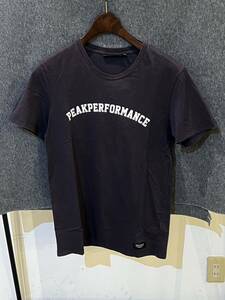 peak performance ロゴ　Tシャツ　S 美品　ピークパフォーマンス　木曜まで価格