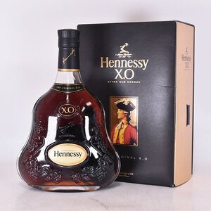 1円～★ヘネシー XO オリジナル ＊箱付 ※ 700ml 40% コニャック Hennessy L080029