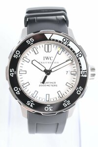 ★IWC SCHAFFHAUSEN アクアタイマー オートマティック 2000 IW356806 ステンレススティール 自動巻き デイト メンズ 腕時計 2771-TE