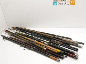 ダイワ リバティ磯 3-53 他 各メーカー 磯竿 折れ、破損 等 ジャンク品 大量セット