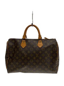 LOUIS VUITTON◆1)スピーディ35_モノグラム・キャンバス_BRW/PVC/BRW