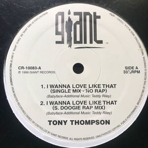 Tony Thompson / I Wanna Love Like That