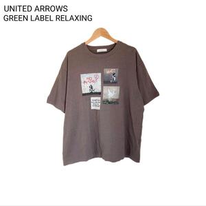 UNITED ARROWS　絵画Tシャツ　アート　イギリス　バンクシー　Lサイズ