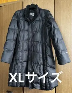 Eddie Bauer ブラック ダウンコート Aライン　XL