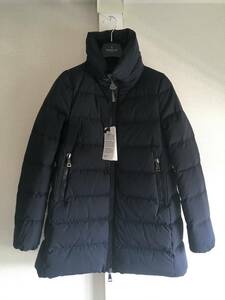 定価18万 新品 本物 モンクレール PETREA ダウン コート 0 Moncler ジャケット ブラック ネイビー ブルー 紺 ロゴ ペトレア