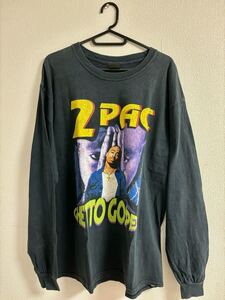 2PAC ロンT L古着 us古着 ラップT ドクタードレ オフィシャルライセンス ツアーT バンT rap tees dr dre スヌープドッグ raptee rap tee