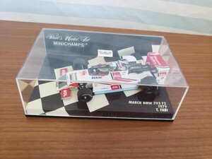 MINICHAMPS ミニチャンプス　1/43 MARCH BMW 792 F2 T.FABIマーチ　レーシング　ミニカー　F1 ファビ　レア　400 79004