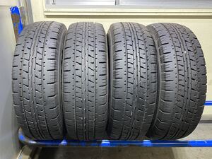 深溝　送料無料　215/70R15 107/105L LT（ダンロップ）ENASAVE VAN01 4本 A.228