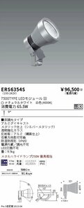 遠藤照明(ENDO)　アウトドアスポットライトARCHI series　ERS6354S　ナチュラルホワイト　白色