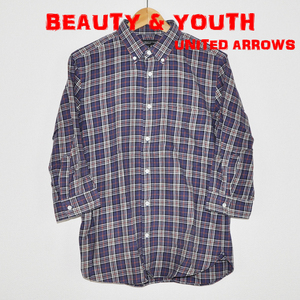 ★BEAUTY & YOUTH (UNITED ARROW) 七分袖シャツ E