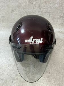 Arai アライ SZ-M SZM ボルドーレッド Mサイズ 57-58cm ジェットヘルメット 