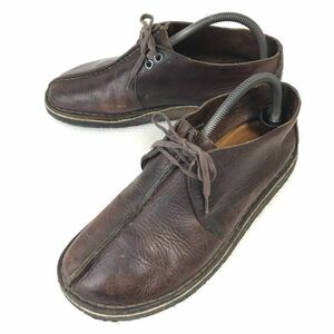 クラークス/Clarks★クレープソール/レザーブーツ/シューズ【UK8/26.5/茶/BROWN】デザートブーツ/Shoes/trainers◆G-185