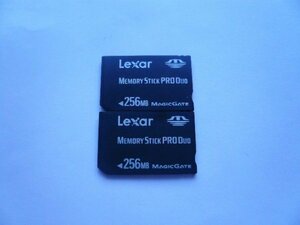 LEXAR メモリースティック PRODuo 256MB 2枚セット