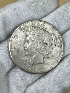 1923年 アメリカ合衆国 ピース 1ドル銀貨 USA one Dollar Silver.900 アメリカ コインコレクション品 古銭 硬貨