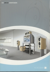 KEF 2003年3月UNI-Qスピーカーカタログ 管2280