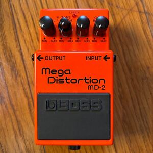 BOSS Mega Distortion MD-2/ボス メガ ディストーション ZOOMアダプター付き