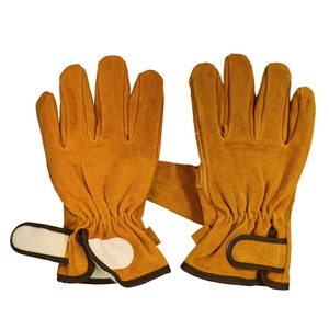 耐熱グローブ Lサイズ 耐熱手袋 本牛革 1つ入り 手袋 柔らかい 裏地綿素材 耐切創手袋 使いやすい 耐刃グローブ 高温耐性 sl1212-l-1p
