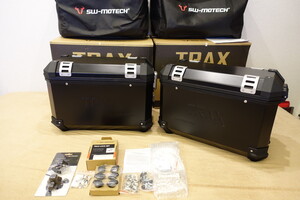 絶版★SW-MOTECH TRAX ION 37L左右アルミサイドパニアケース+キーシリンダー6個+盗難防止ロック+キー各2本+アダプタ 定価127,600円 4