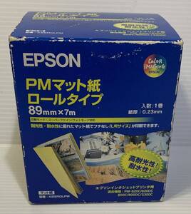 即決.送料450円 PMマット紙ロールタイプ89mmx7mm EPSON:K89ROLPM