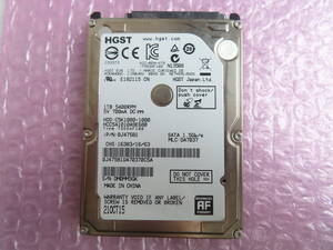 HGST 日立 HCC541010A9E680 [1TB 9.5mm 5400rpm] 使用2829時間