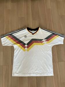 1990 西ドイツ代表 adidas アディダス　ユニフォーム　ヴィンテージ vintage マテウス　クリンスマン　サッカー WC ドイツ代表 Germany