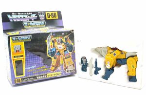 【ト石】④ タカラ TAKARA 戦え！超ロボット生命体 トランスフォーマー ザ・ヘッドマスターズ D-86 戦闘指揮官ウィアードウルフ CA545EWH43