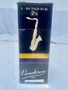Vandoren 2 1/2 バンドレン トラディショナル　テナーサックスリード 未使用品