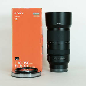 [美品｜純正フィルター付] SONY E 70-350mm F4.5-6.3 OSS SEL70350G / ソニーEマウント / APS-C