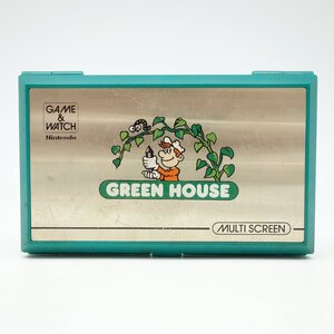 動作可 Nintendo GREEN HOUSE GAME&WATCH 任天堂 ゲームウォッチ グリーンハウス 【 現状品 】