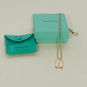 re2*5012【60】//Tiffany＆Co.★ネックレス　アトラスバー　プレート　ボールチェーン　925　刻印あり　ティファニー　箱・保存袋付き　