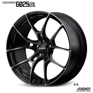 送料無料 レイズ VOLK RACING G025LTD 7.5J-18 +48 5H-114.3 (18インチ) 5H114.3 7.5J+48【2本セット 新品】