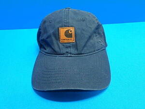 n411y　carhartt　カーハート　MADISON LOGO CAP　コキカン　アジャスター　紺色　ONE SIZE　キャップ　帽子(24-1004-1)