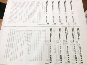 【送料無料】日能研 入試直前実践テスト 国語／社会 7回分セット