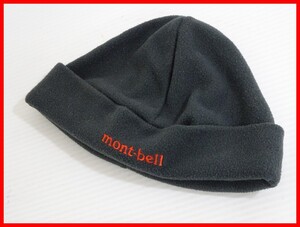 mont-bell　モンベル　Kid`s　ビーニー帽　ニット帽　フリーサイズ　内周43ｃｍ　中古　2501★M-2362