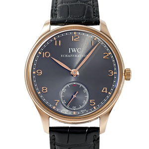 IWC ポルトギーゼ ハンドワインド IW545406 グレー/アラビア文字盤 中古 腕時計 メンズ