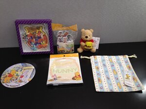 ◇ディズニー 《未開封品あり》くまのプーさんグッズ 6点 チャーム メモ ぬいぐるみほか 4X94 【80】