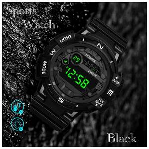 デジタル腕時計　スポーツ腕時計 腕時計 時計 デジタル式 LED デジタル 自転車 スポーツ アウトドア キャンプ ランニング 