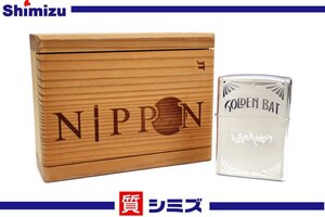 1円【ZIPPO】未使用品 ジッポ GOLDEN BAT/ゴールデンバット 2011年製 ５バレル オイルライター 喫煙具 ケース付◆質屋