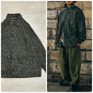 21aw 2021 FAT エフエーティー FIELD SHIRT JACKET フィールド シャツ ジャケット レオパード BOX ボックス シルエット サイズ FAT 701