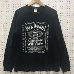 Y2K 00’ｓレトロ古着  JACK DANIEL プリント ボロ ロンT