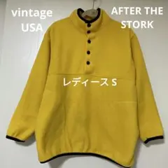 お値下げ！【vintage】USA古着 ハーフ ボタン フリース プルオーバー