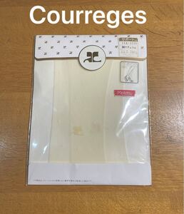  新品未使用　courreges クレージュ ストッキング　ナチュラル　M-L ワンポイント　ナイガイ　NAIGAI 百貨店購入