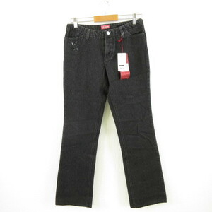 リュージーンズ LIU・JEANS デニムパンツ ロング 黒 30 *A662 レディース