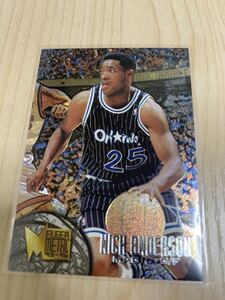 NBA Trading Card Nick Anderson Fleer Metal 95-96 90年代 ニックアンダーソン Magic 正規品 画像転載禁止