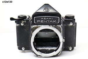 O12w130 PENTAX 6x7 ボディ カビ/電池腐食/巻上げレバー固着 動作未確認 中判カメラ 60サイズ