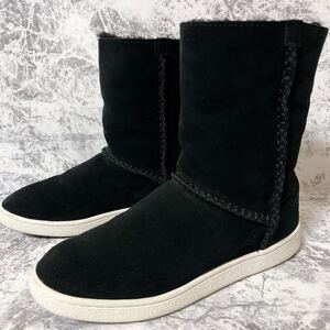 UGG アグ 2way スニーカー ボア レディース 23cm 黒 ブラック ブーツ ムートンブーツ ブーツ